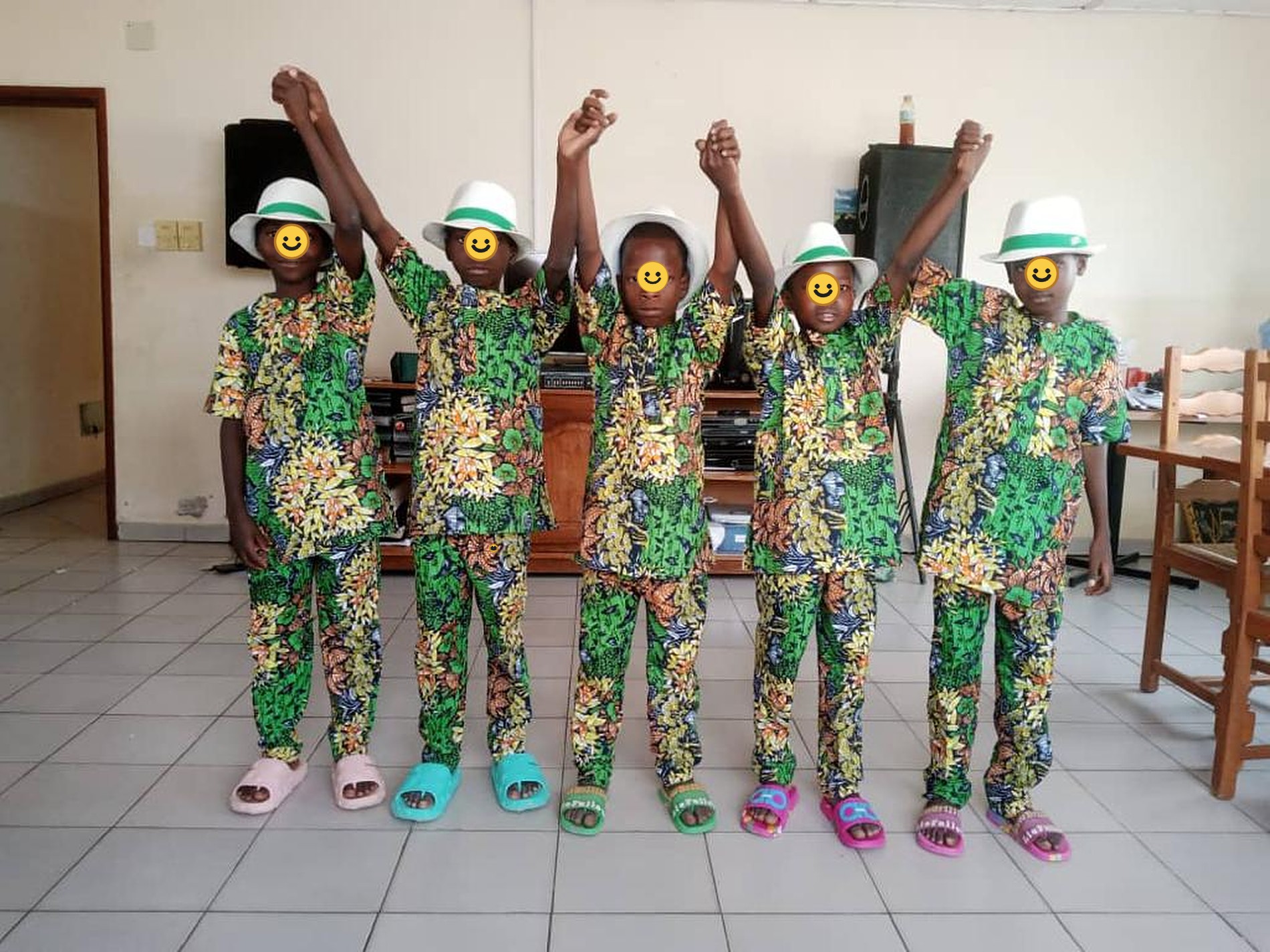 Les enfants de l'orphelinat du Village Béthanie