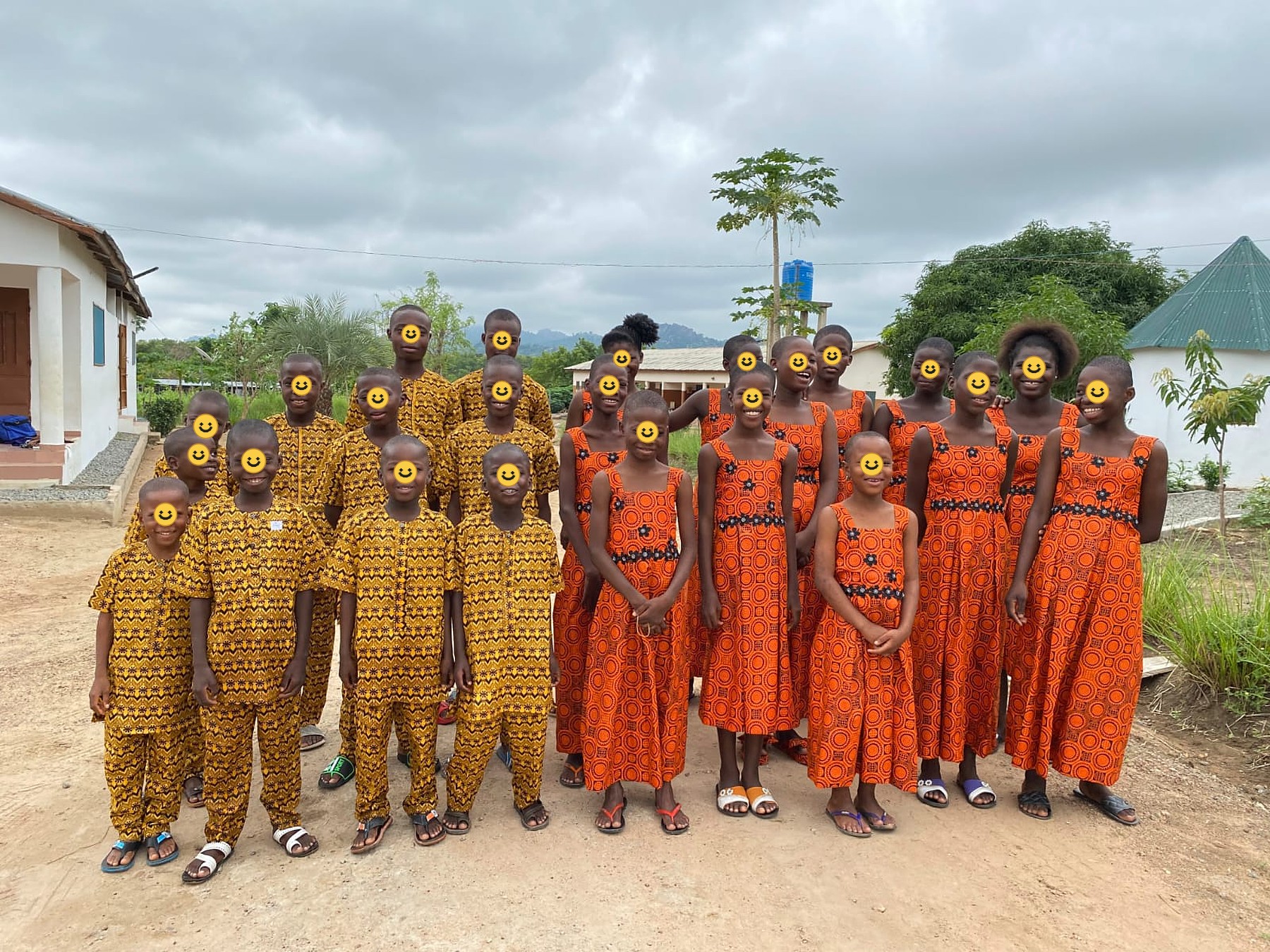 Les enfants de l'orphelinat du Village Béthanie