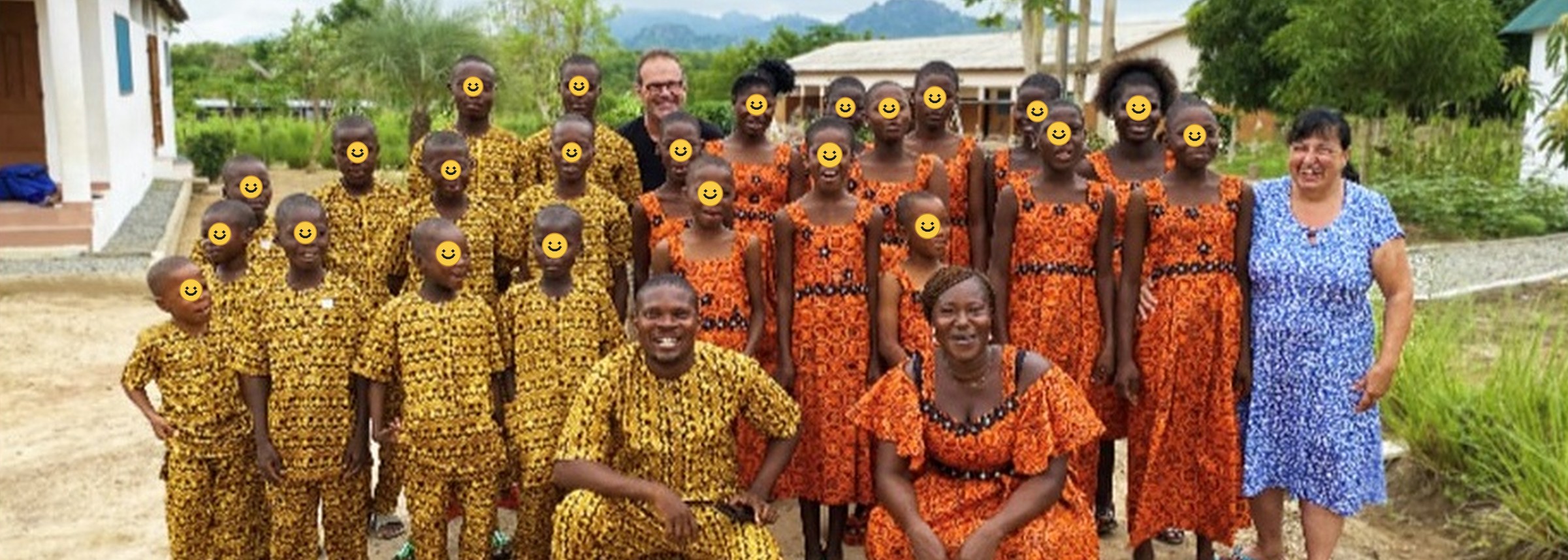 Les enfants de l'orphelinat du Village Béthanie