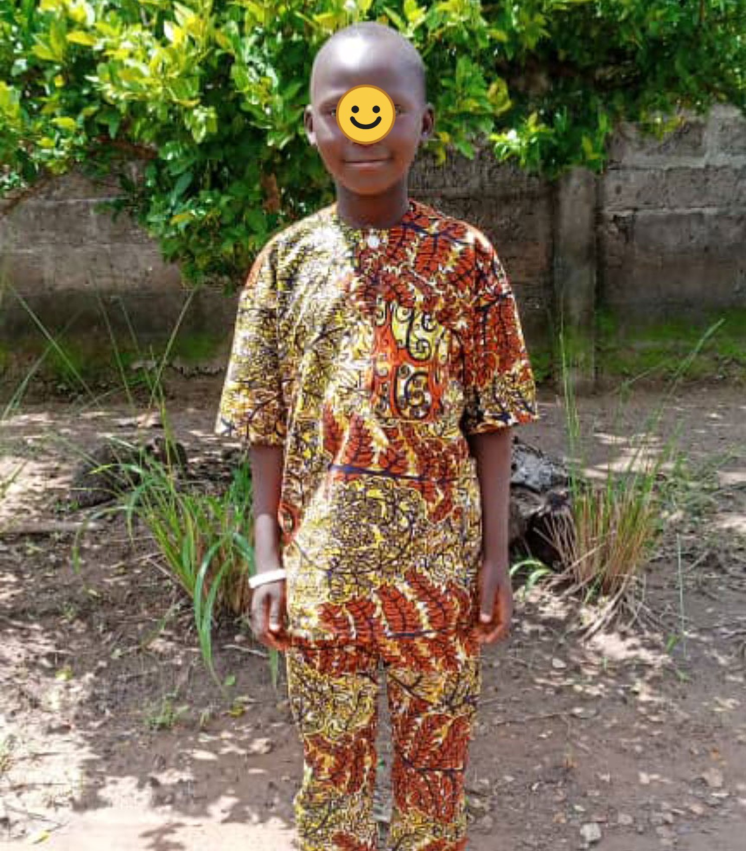 Un enfant de l'orphelinat du Village Béthanie